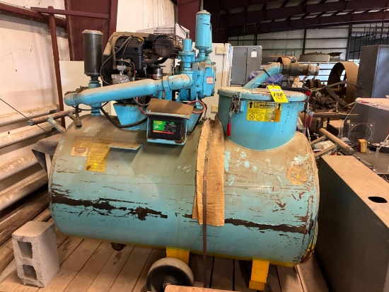 Gas Powered Rolling Oil Vacuum Pump