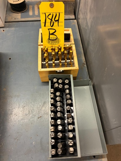 LOT OF TOOLING: end mills, alphanumeric stamps & Borite B-500 carbide tipped boring bars