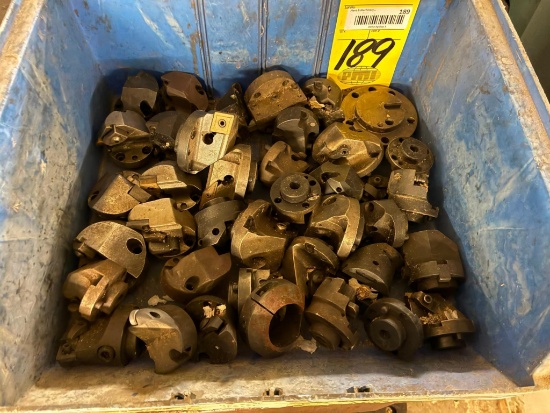 LOT OF INDEXABLE BORING BAR HEADS, assorted