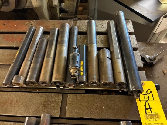 LOT OF INDEXABLE BORING BARS, without heads, assorted