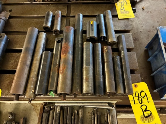 LOT OF INDEXABLE BORING BARS, without heads, assorted