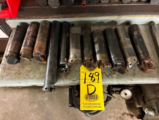 LOT OF INDEXABLE BORING BARS, approx. 1 1/2" - 2" dia., assorted