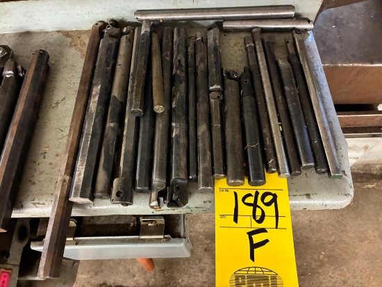 LOT OF BORING BARS, approx. 1/2" - 7/8" dia., assorted