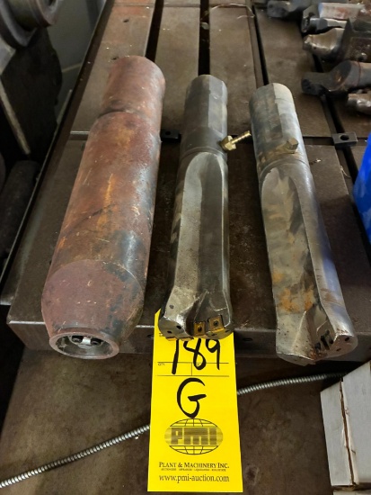 LOT OF BORING BARS, approx. 2-1/2" - 3-3/8" dia.
