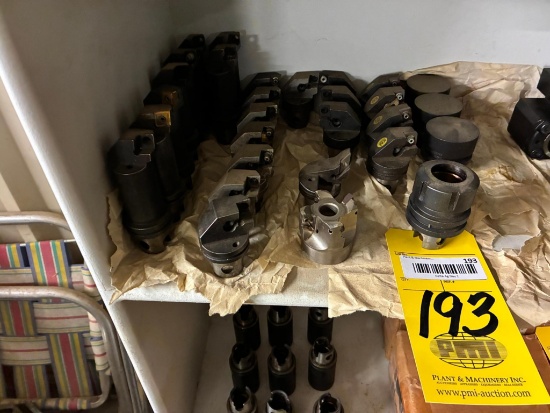 LOT OF QUICK CHANGE BORING BAR HEADS, KENNAMETAL, including Mdl. KM40S32GPCLNL4 CJ12, Mdl.