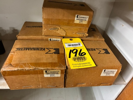 LOT OF TOOLING, KENNAMETAL, assorted, Mdl. KM40HITACHI317205-3320CJ8 (3), Mdl.