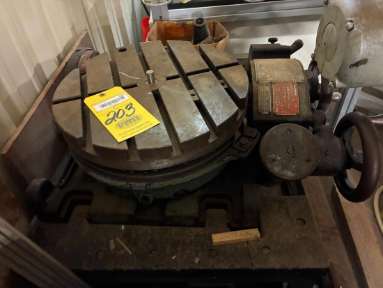 Tilting Rotary Table, Pratt & Whitney, 16"