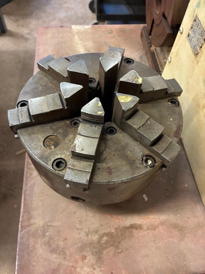 8-1/4" 6-JAW FLATBACK CHUCK, w/ type L adapter