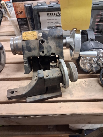 End Mill Sharpening Fixture, Weldon Mdl. 200