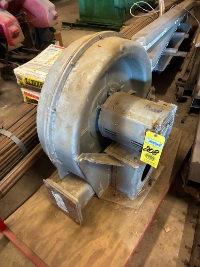 CENTRIFUGAL BLOWER, WESTINGHOUSE MDL. S8DP, 10 HP (cart not included)