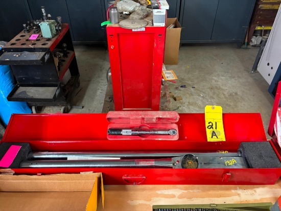 LOT OF TORQUE WRENCHES: (1) Armstrong Tools Mdl. 64-502 Dial, 1400' lb. max cap. & (1) Proto Mdl.