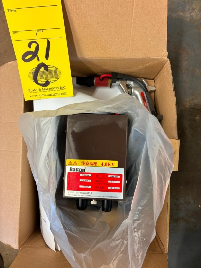 LOT CONSISTING OF: Ionizing air gun, Mdl. 4000 & Bakon, Mdl. BK4000 high voltage power supply