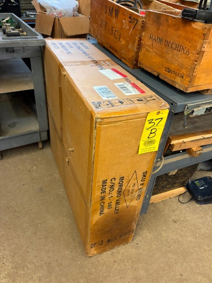ENGLISH WHEEL KIT, CENTRAL MACHINERY MDL. 68385, w/ stand, unused