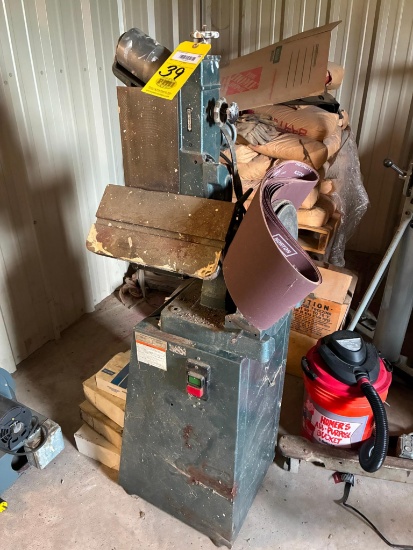 COMBINATION BELT & DISK SANDER, WILTON ABRASIVE FINISHING MACHINE MDL. 200