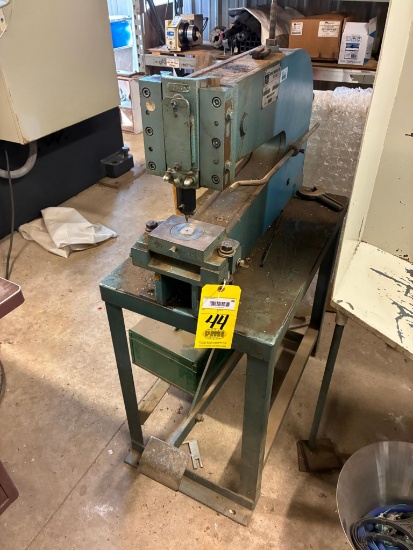 C-FRAME PUNCH PRESS, ROPER WHITNEY PEXTO MDL. 58, 5 T. cap., w/ assorted punches