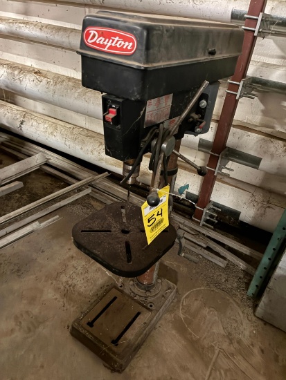 BENCHTOP DRILL PRESS, DAYTON MDL. 3Z993B