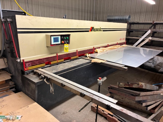 HYDRAULIC SHEAR, MASTEEL MDL. MSH-12250, Mfg. 2007, 12 / 250 T. cap., S/N 0705003