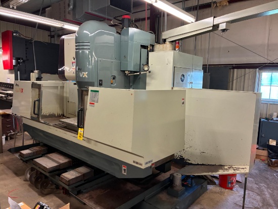 VERTICAL MACHINING CENTER, ENSHU 650VX, Cat 50, 30 pos. auto. tool changer, S/N 237 w/ Fanuc Series