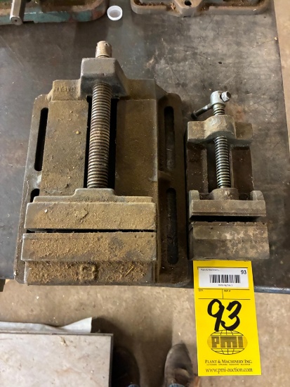 Lot Of Machine Vises (2): (1) 6" & (1) 3 1/2"