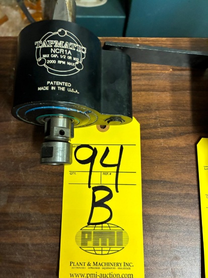REVERSIBLE TAPPING HEAD ATTACHMENT, TAPMATIC MDL. NCR1A, 1/2" max cap., 2000 RPM