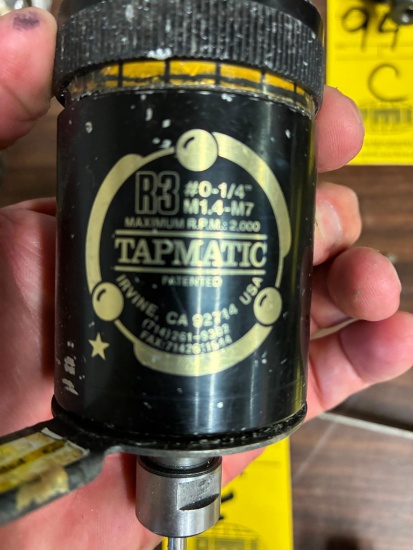 REVERSIBLE TAPPING HEAD ATTACHMENT, TAPMATIC MDL. R5, #6-1/2", 1500 RPM