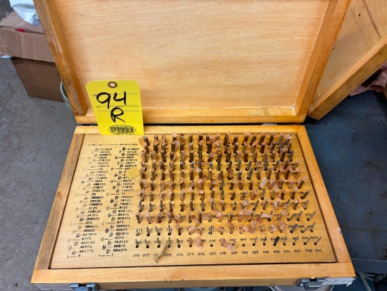 PIN GAGE SET, PHASE II MDL. P-1, .061/.250 minus