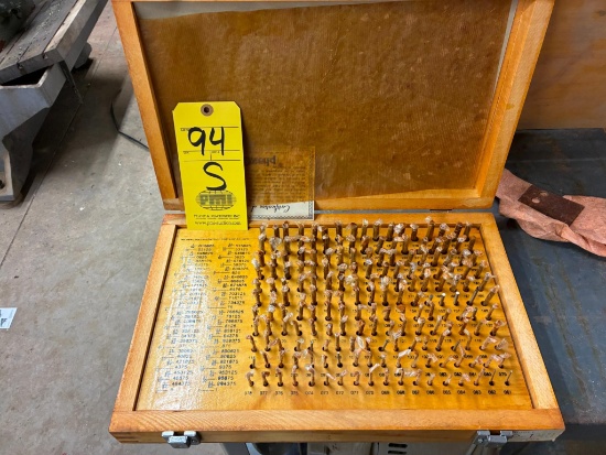 PIN GAGE SET, PHASE II MDL. P-1, .061/.250 plus