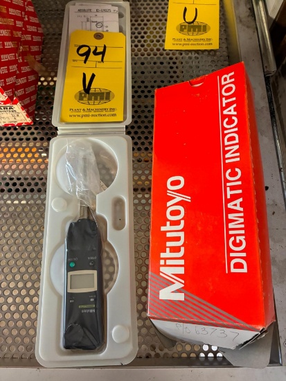 DIGIMATIC INDICATOR, MITUTOYO MDL. ID-U1025E, unused in box