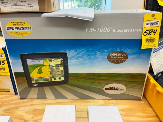 COMPACT GPS GUIDANCE & CONTROL SYSTEM, CNH MDL. FM-1000 INTEGRATED DISPLAY, P/N 93300-20-91, S/N