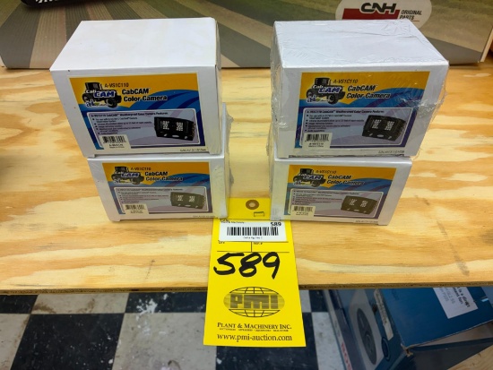 LOT OF WEATHERPROOF COLOR CAMERAS (4), CABCAM MDL. A-VS1C110, unused in box