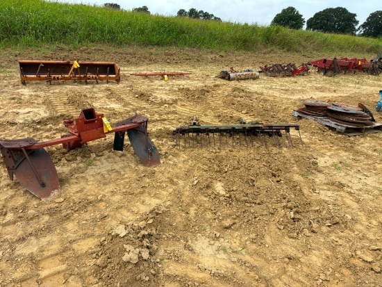 LOT OF IMPLEMENT PARTS, misc.