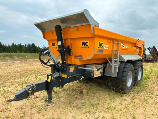 HEAVY DUTY DUMP TRAILER: MORTON MDL. DT925, 25 T cap., Mfg. 2004, Hardox 450 wear resistant steel