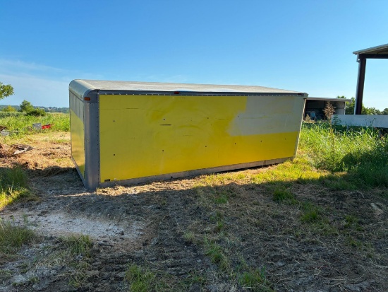 VAN BODY, MORGAN CORP. MDL. MPA87VB24131211, 20', S/N VFD08422096 w/ centrifuge