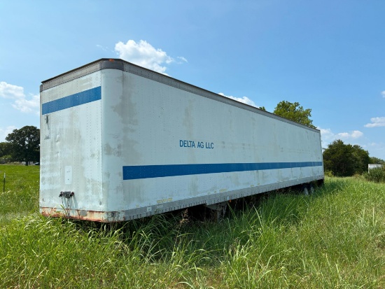 BOX TRAILER. w/ misc. contents