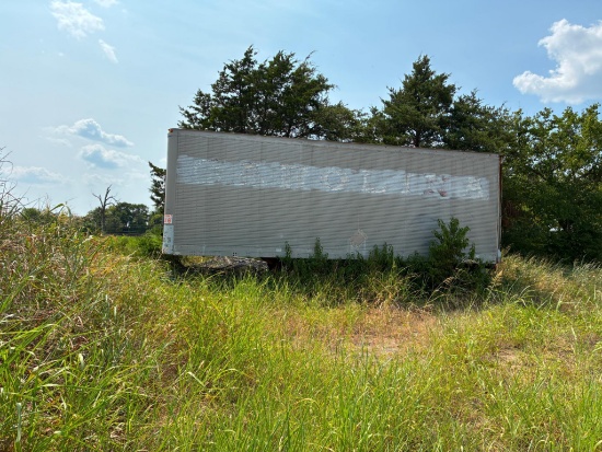 BOX TRAILER, (Note: no title, yard use only)