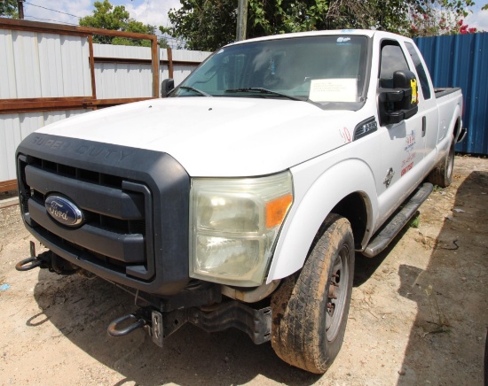 TRUCK, FORD F-250, Mfg. 2015, 2-door extended cab, 6.7L diesel, VIN: 1FT7X2A7FEB77090, Mileage: N/A,