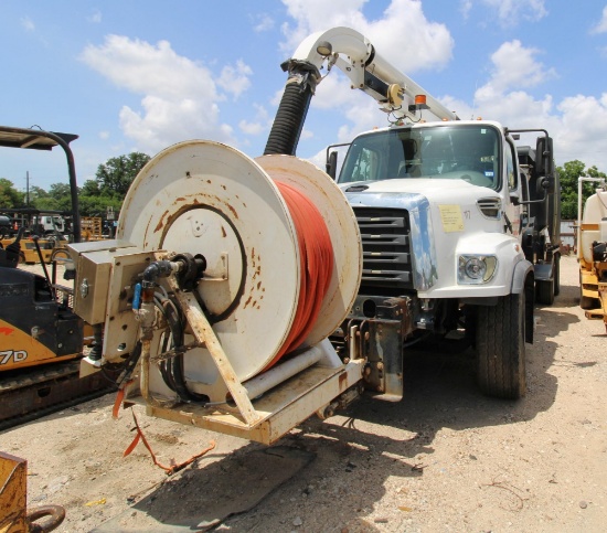 COMBINATION SEWER CLEANER TRUCK, FREIGHTLINER 1148D 6X4 CHASSIS, Mfg 2018, 450hp Allison engine,