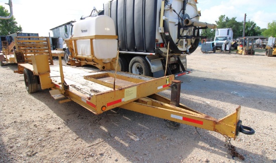 TRAILER, REDIHAUL UTILITY TRAILER, VERMEER DRILL, Mfg. 2000, 500 gal. water tank, Vermeer MX125