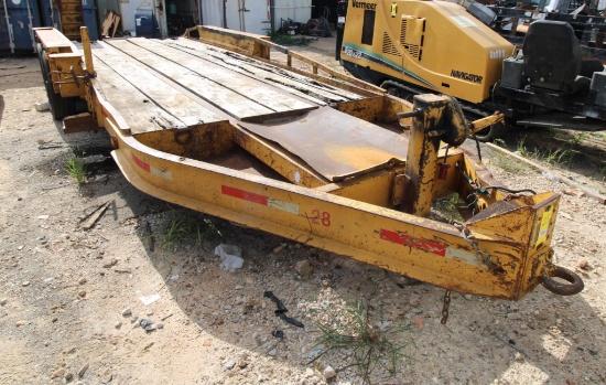 TRAILER, BELSHE BORE TANK UTILITY TRAILER, Mfg. 2005, 82"W. x 18'L. bed, w/ (1) ramp, VIN: