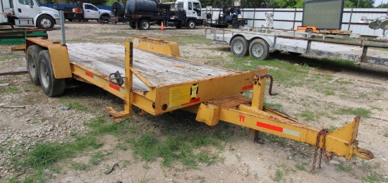 TRAILER, UTILITY, Mfg. 2000, 81"W. x 16'L. bed, no ramps, VIN: 47SS162T9Y1016433, Lic. 696433H