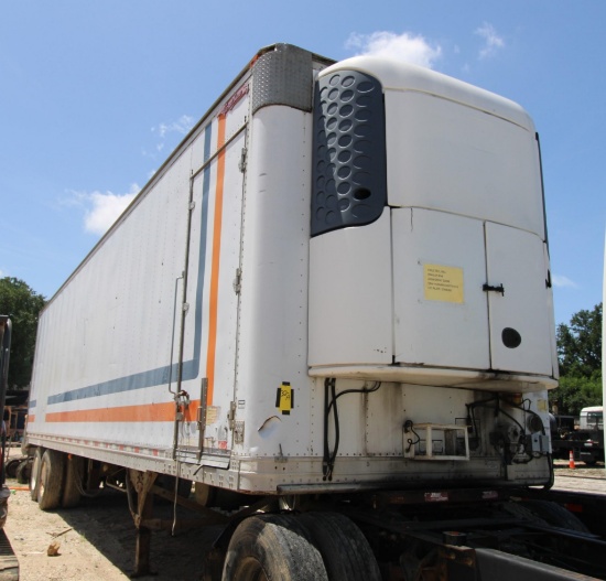 TRAILER, GREAT DANE 18 WHEELER REFRIGERATED TRAILER, Mfg. 2008, VIN: 1DRAA802X8S701815, Lic. 076B380