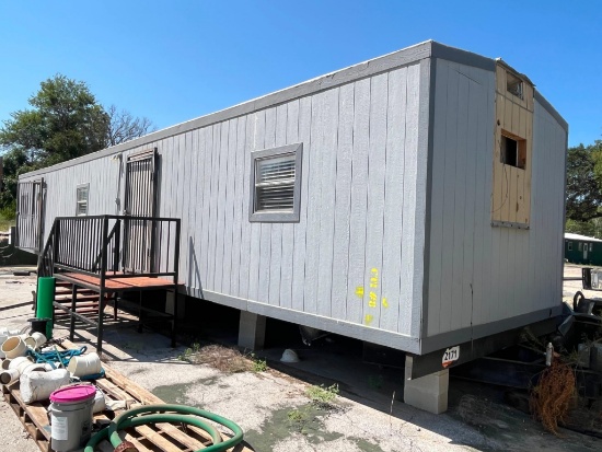 MOBILE OFFICE TRAILER, 60' X 12' triple axle (Located at: Cruz Tec Inc., 12615 Judson Road, San