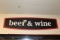 Beer & Wine Sign