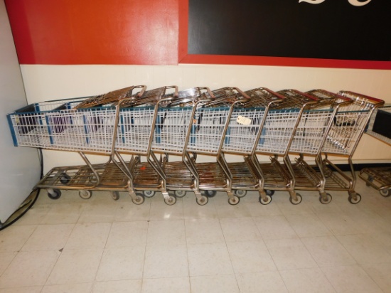 Grocery Carts 8 Units