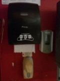 Towel dispenser, soap dispenser, sink