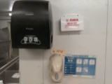 Towel dispenser, soap dispenser, mess kit