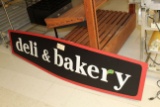 Deli & Bakery Sign