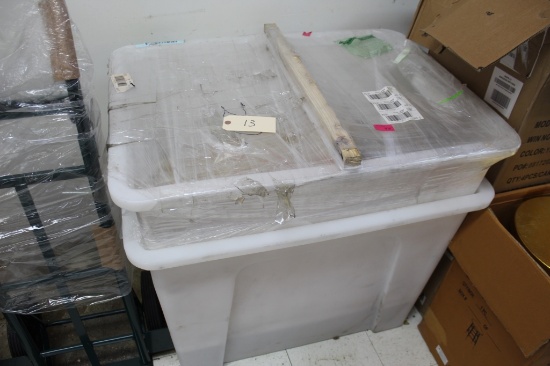 Large Plastic Tote 2x The Bid