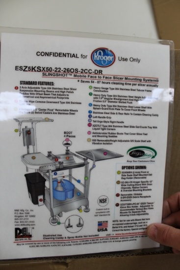 "deli Buddy Mobile Face To Face Slicer Mounting System