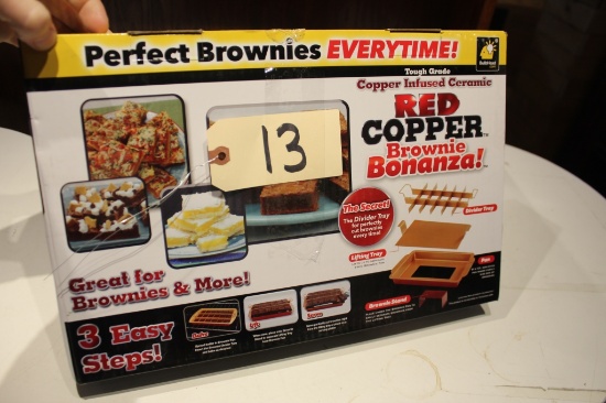 Red Copper Brownie pan